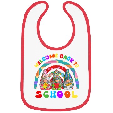 Discover Welcome Back To School Gnome Lovers Bibs