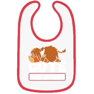 Discover Cute Highland Cattle Funny Bibs