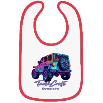 Discover Jeep rear view topographical Bibs