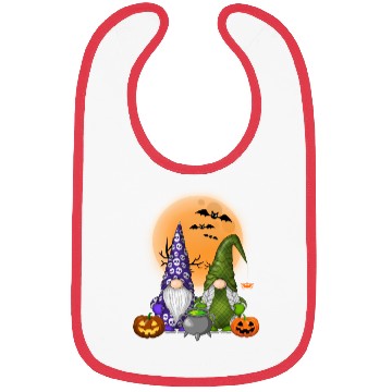 Discover Gnome Witch Halloween Pumpkin Autumn Fall Holiday Bibs