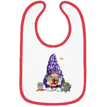 Discover Halloween Gnomes, Happy Halloween Bibs