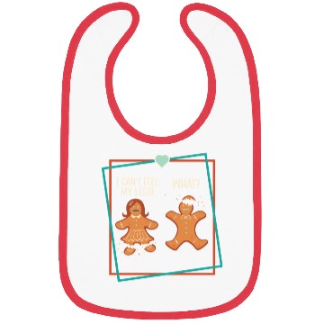Discover Gingerbread Men Christmas Funny Cookie Baking Xmas Bibs