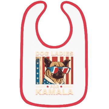 Discover Dog Ladies For Kamala Bibs