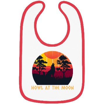 Discover Howling At The Moon Bibs