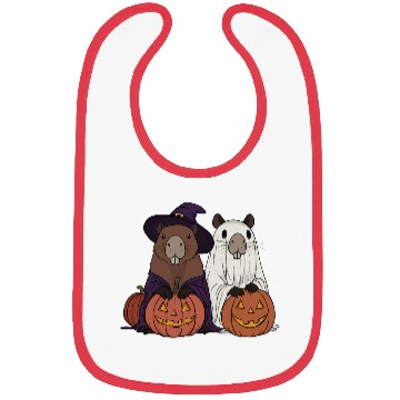 Discover Happy Halloween with the Capybaras Bibs