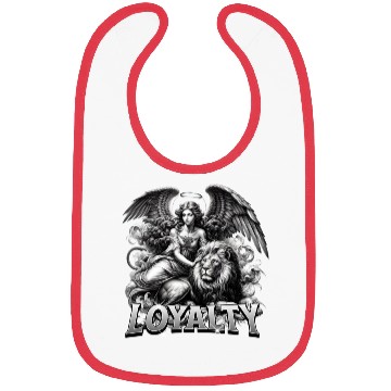 Discover 'Loyalty' Lion Angel GD Bibs