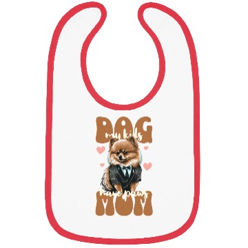 Discover Dog Mom Bibs