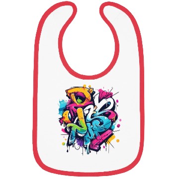 Discover cool winter graffiti Bibs
