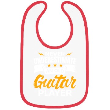 Discover Never Underestimate An Old Guitar Player Bibs