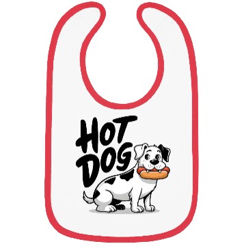 Discover Hot dog - dog Bibs
