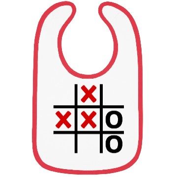 Discover TIC TAC TOE Field Retro Bibs