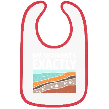Discover Funny Earth Science My Sediments Exactly Bibs