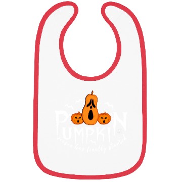 Discover pumpkin spiders bats Halloween Bibs