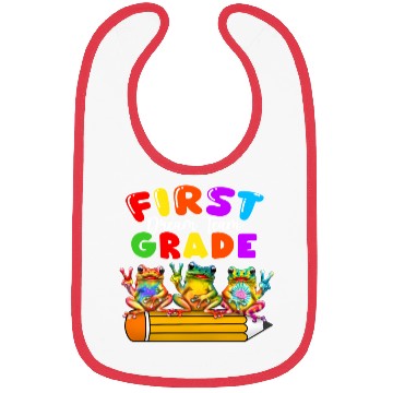 Discover Frog First Grade Dream Team Back to School Bibs