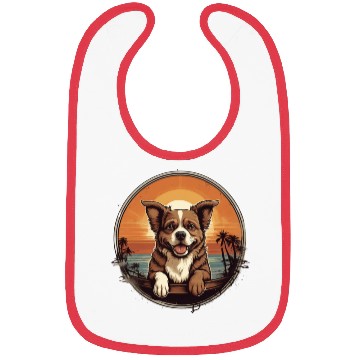 Discover Retro Puppy Bibs