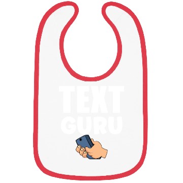 Discover Text Guru Text Gift V3, Typography Art, Bibs