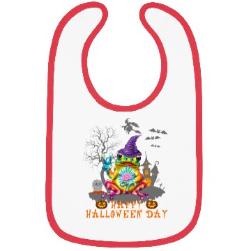 Discover Pumpkin Frog costume on Frog Halloween Bibs
