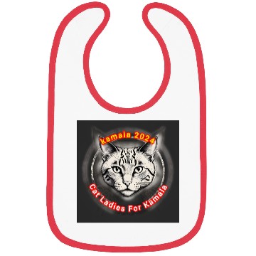 Discover Cat Ladies For Kamala Bibs