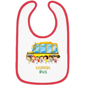Discover Cool School Bus Here I Come Back to School Driver Bibs