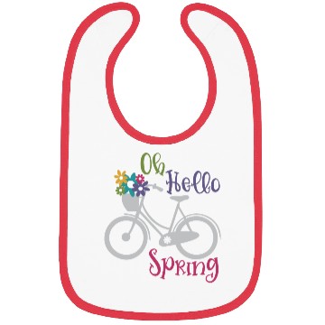 Discover Oh Hello Spring Cycle Flower Season Bibs