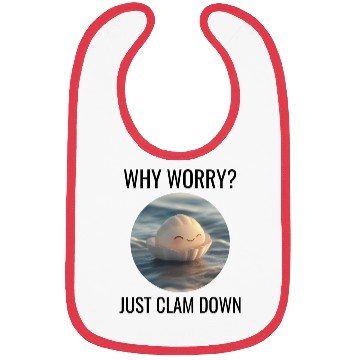 Discover Clam Shell Seashells Collector Beachcomber Bibs