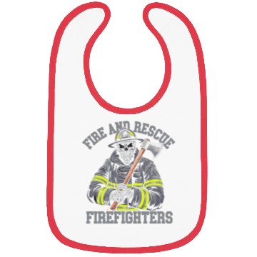 Discover Firefighter - Heroic Fire and Rescue Art Bibs