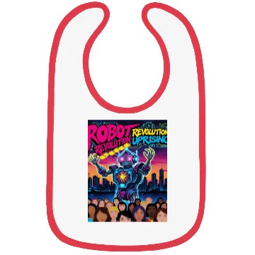Discover the Great Robot Revolution Uprising Bibs