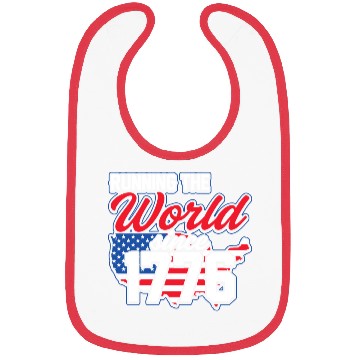 Discover Running The World Since 1776 Patriotic American Bibs