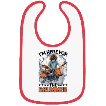 Discover I'm Here For The Drummer 10 Bibs