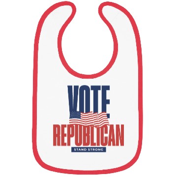Discover Vote Republican Election 2024 Bibs design