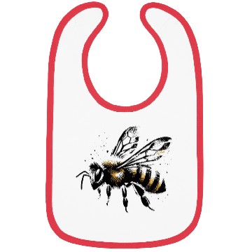 Discover Honey Bee Insect Art 6 Bibs