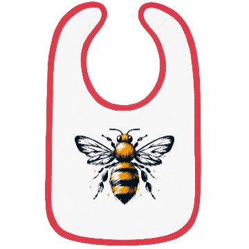 Discover Honey Bee Insect Art 2 Bibs