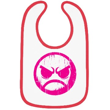 Discover Angry Cool Face Bibs