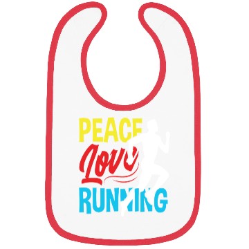 Discover Peace Love Running Design For Runners Bibs