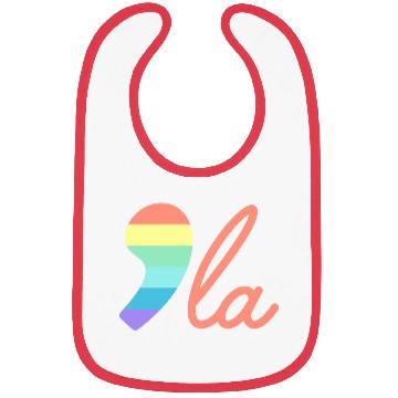 Discover Comma La Kamala Harris Rainbow Election 2024 Bibs