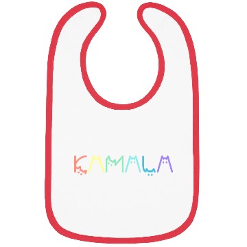 Discover Kamala Harris Cat Rainbow Funny Election 2024 Bibs