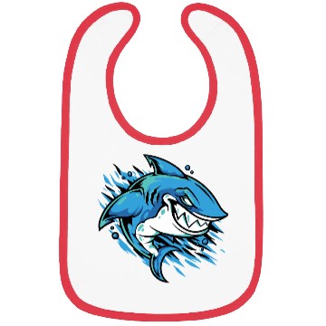 Discover Shark Fish Sea Animals Lover Funny Design Bibs