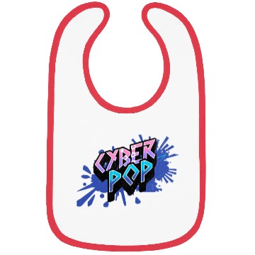 Discover Cyber Pop - Vibrant Y2K Streetwear Aesthetic Bibs