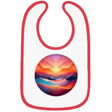 Discover Colorful Sunrise Bibs