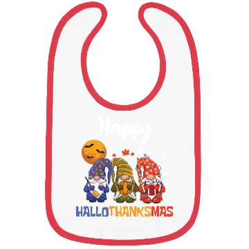Discover Happy Hallothanksmas Halloween Thanksgiving Gnome Bibs