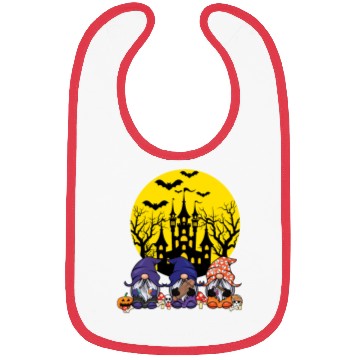 Discover Three Gnomes Cute Creepy Halloween Bibs