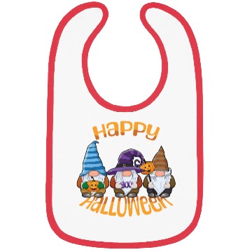 Discover Happy Halloween Gnomes Bibs
