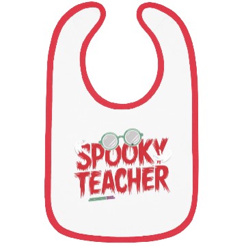 Discover Teacher Spooky Education Funny Gift idea Bibs