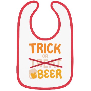 Discover Trick Or Treat Halloween Beer Drinking Bibs