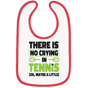 Discover Funny Tennis Player Racket There Bibs