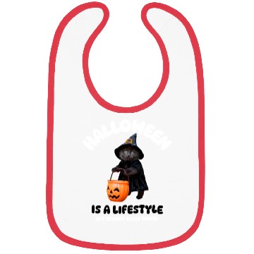 Discover Halloween Is A Lifestyle Funny Gift Bibs