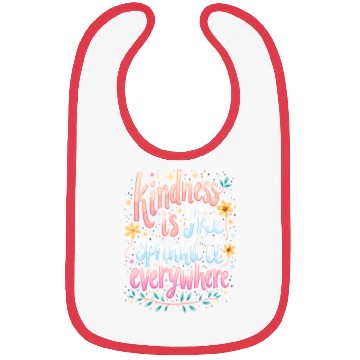 Discover Kindness Is Free Sprinkle It Everywhere Bibs