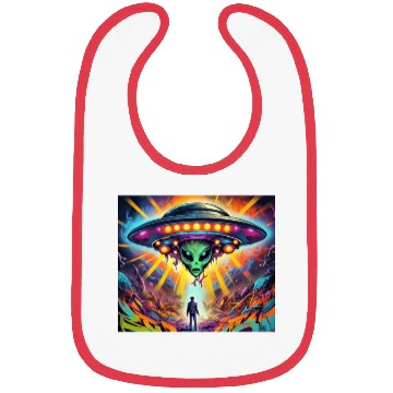 Discover Trippy alien Bibs