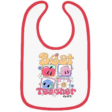 Discover Best Teacher ever Bibs