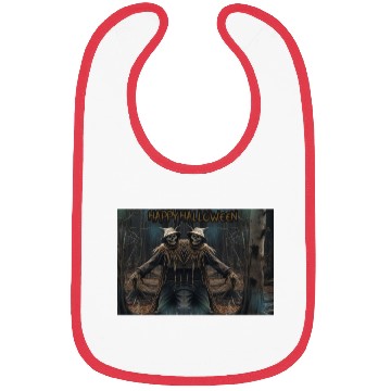 Discover Halloween Scarecrow HOLLYDAY Bibs